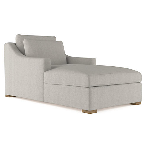 Chaise Lounges Daybeds One Kings Lane, Two Arm Chaise Lounge Slipcover