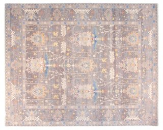 F.J. Kashanian 9'x12' Taylor Rug, Gray One Kings Lane