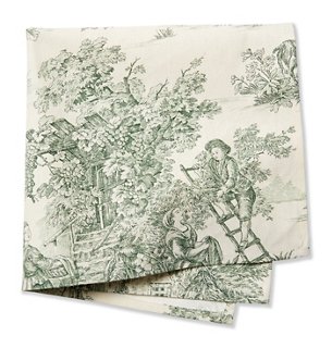 Maison du Linge S/4 Campagne Napkins, Laurel Green One Kings Lane
