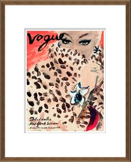 Soicher Marin - Vogue Magazine Cover, Leopard Cat Woman | One Kings Lane