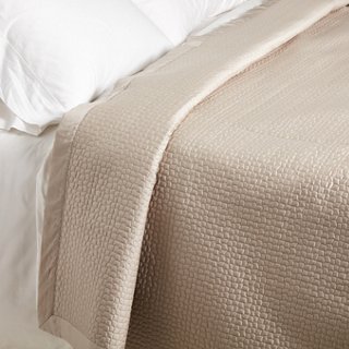 Matouk Pearl Coverlet Silver One Kings Lane