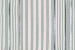 Dash Albert Rugby Stripe Indoor Outdoor Rug Light Blue One Kings Lane