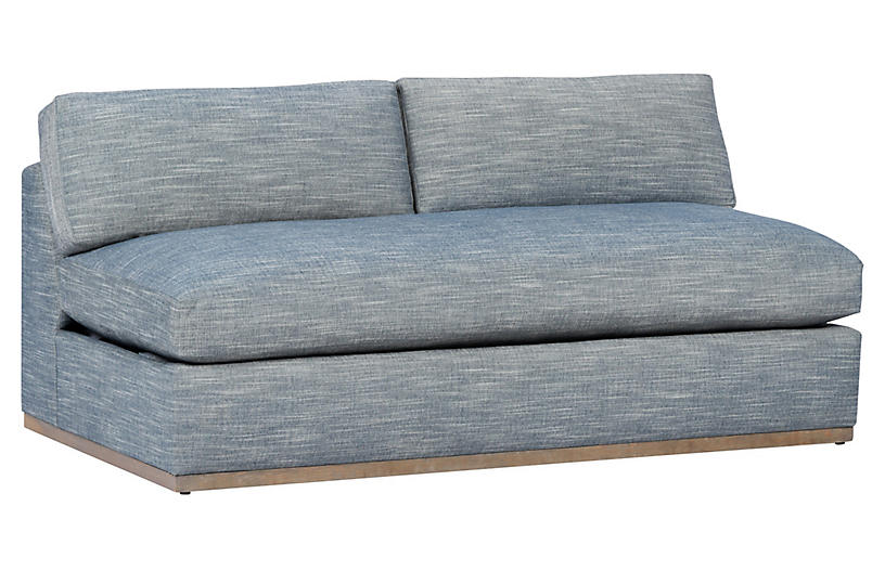 Pratt Crypton Armless Sleeper Sofa, 60 Armless Sleeper Sofa