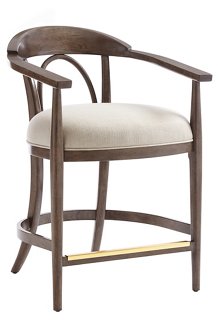 Panorama Studio Counter Stool Quicksilver Barstools Counter Stools Dining Room Furniture One Kings Lane