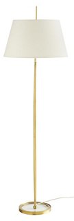 cream standard lamp