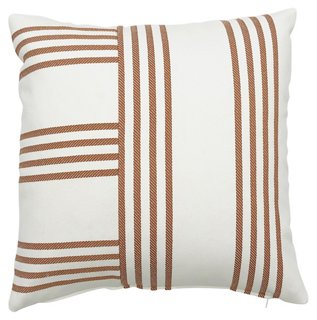 Kim Salmela Further 20x20 Outdoor Pillow Butterscotch Ivory One Kings Lane