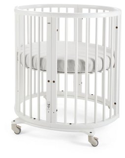 oval mini crib