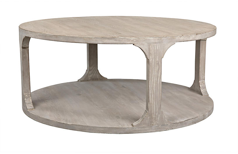 Cfc Gismo Round Coffee Table Natural, One Kings Lane Round Coffee Tables