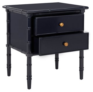 Erickson 2 Drawer Nightstand Navy One Kings Lane