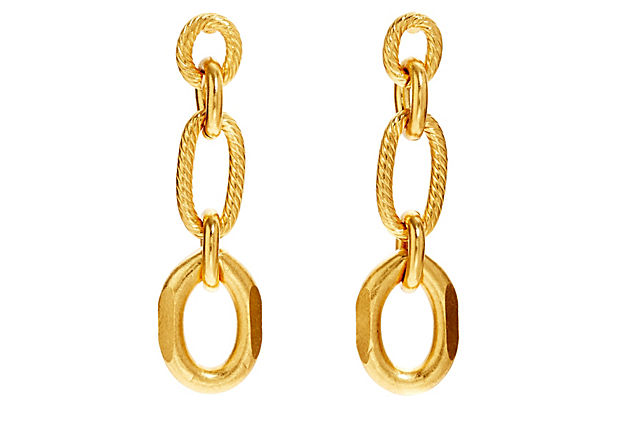 Elizabeth Cole Chain Link Earrings