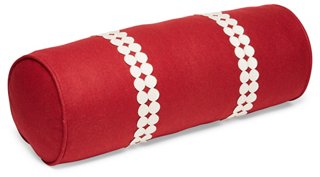 Holly 7x20 Bolster Pillow - Garnet