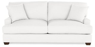 Miles Talbott Kate Sleeper Sofa White Crypton One Kings Lane