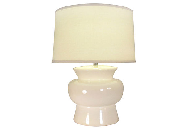 Coronet Drum Ceramic Table Lamp