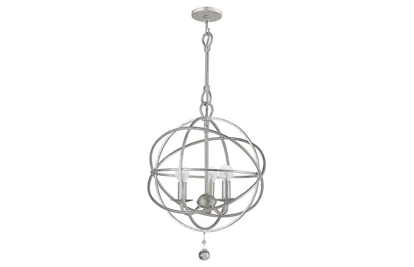 Stella Chandelier - Olde Silver - Crystorama