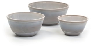 gray mixing bowls