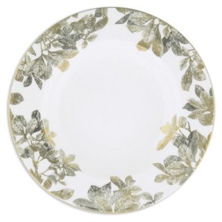 Arbor Gold/Platinum Rimmed Soup Bowl - 9