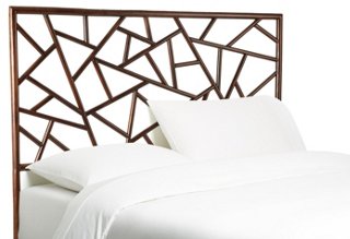 Tiffany Headboard - Dark Chestnut - David Francis Furniture