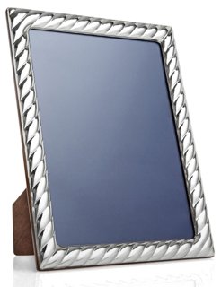 Swirl Sterling Silver Frame, 4x6