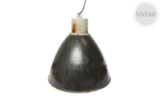 Large Factory Pendant, Black