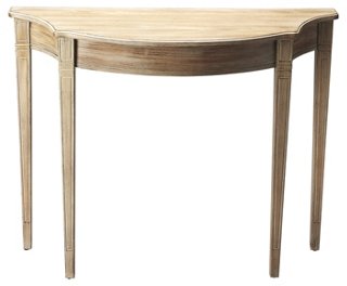 Abigail Demilune Console, Natural