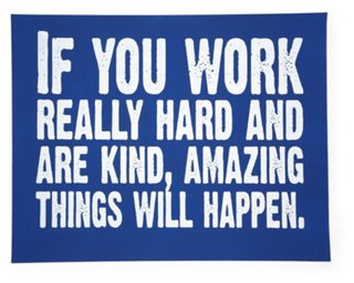 If You Work Hard, Blue