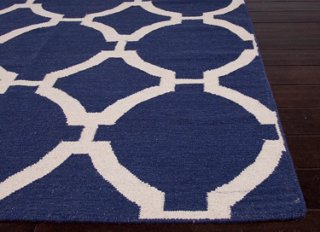 Regina FlatWeave Rug, Navy Rugs Under 400 Affordable Finds Sale
