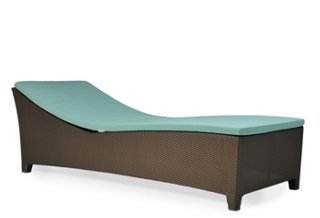 Barcelona Chaise, Bronze & Aloe