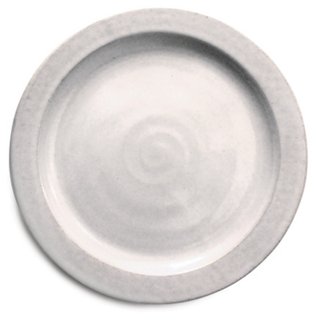 Silo Salad Plate, White
