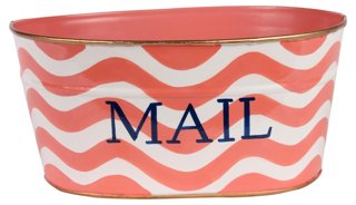 Small Mail Tub, Breakers Pink