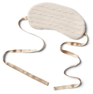 cashmere silk eye mask