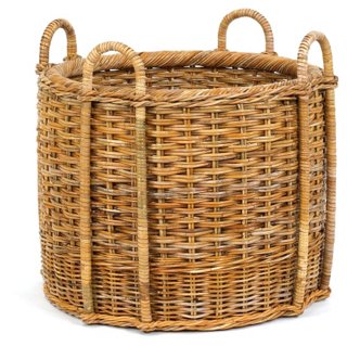 French Country Round Basket, 24.5"