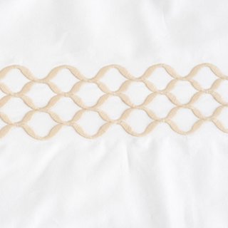 Matouk Cleo Sheet Set, Champagne One Kings Lane