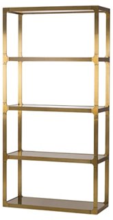 Evans Étagère, Gold