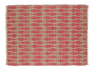 Adain Jute-Blend Rug - Pink