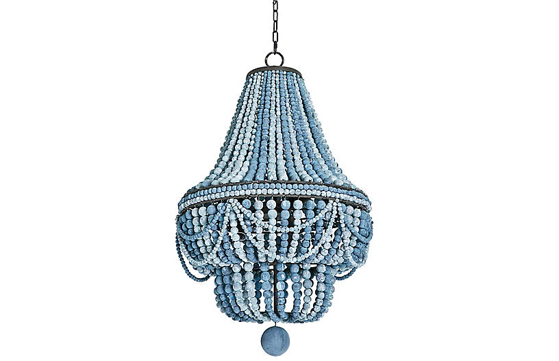 Malibu Chandelier - Blue - Regina Andrew Design