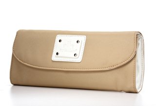 Wallet Clutch, Tan