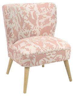 Bailey Chair - Pink/White