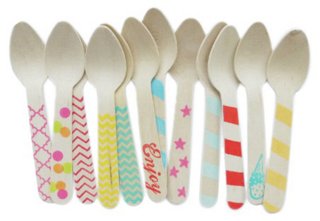 S/40 Wood Spoons, Variety Pack