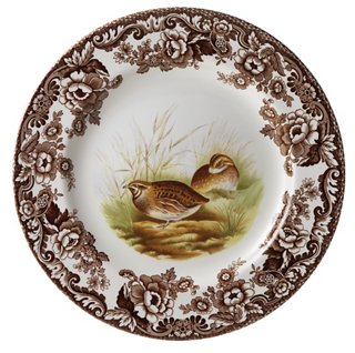 spode woodland quail salad plat