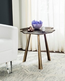 Portia Side Table, Brass One Kings Lane