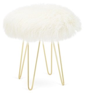 Tibetan Lambswool Stool - Le-Coterie