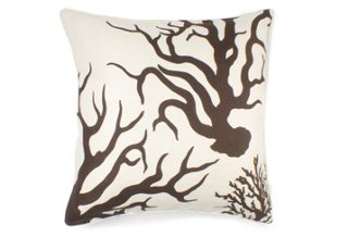 Coral 22x22 Pillow, Java
