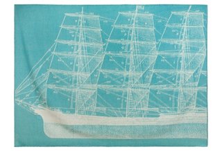 Maritime Throw, Aqua