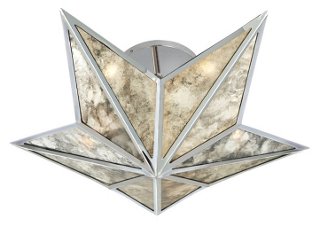 Constellation Small Flush Mount - Nickel - Visual Comfort & Co.