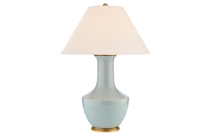 Lambay Table Lamp - Ice Blue - Visual Comfort & Co.
