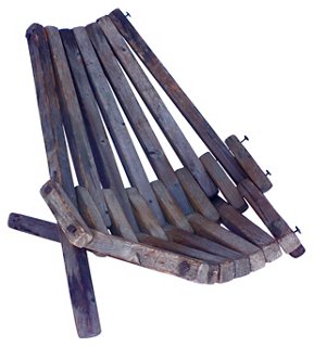 Ballyhoo Midcentury Wood Slat Beach Chair One Kings Lane
