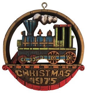 Bob Richter, Richter Design Christmas 1975 Hallmark Train Ornament