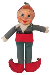 large elf doll