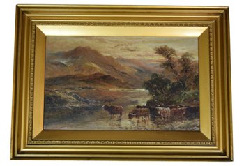 Canvas Mountain Painting One Kings Lane