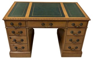 Von Meyer Ltd English Knotty Pine Desk One Kings Lane
